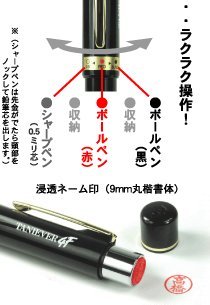 浸透印付きボールペン