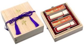 最高級本象牙(横目日輪)2本セット