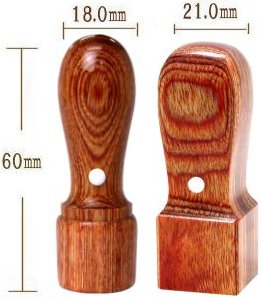 会社設立印鑑2本セット(天丸) 彩樺