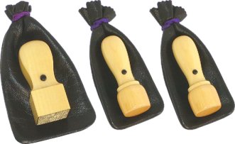 会社設立印鑑3本セット(天丸) 薩摩本柘